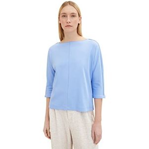 TOM TAILOR Dames T-shirt 1035852, 22758 - Dreamy Blue, M