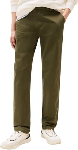 Tommy Hilfiger - CORE Denton Essential Twill - Chino Broek - Donkergroen
