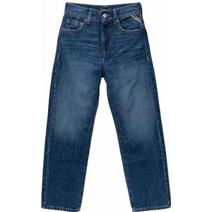 Replay 9ZERO1 straight fit jeans voor meisjes, 007, donkerblauw, 10 Jaar