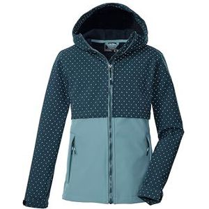 killtec meisjes Softshell jas met capuchon KOW 227 GRLS SFTSHLL JCKT, nachtblau, 152, 43573-000