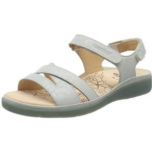 Ganter Gina-g sandalen met enkelband voor dames, Wit Offwhite 0400, 42 EU