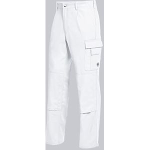 BP 1486-060-21-27 Werkbroek, met elastisch rugdeel, 300,00 g/m² puur katoen, wit, 27