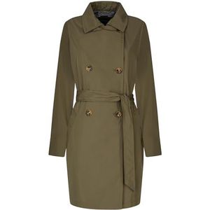 Geox Woman W SOLEIL JACKETS BURNT OLIVE_42, Burnt Olive, 36
