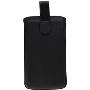 mumbi Echt leren hoesje compatibel met Samsung Galaxy S5 Active hoes leer tas case wallet, zwart