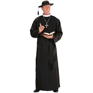 Widmann - Kostuum priester, tuniek, riem, geestelijk, bisschop, pastooraar, monnik, themafeest, carnaval