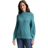 TOM TAILOR Damestrui, 39446 - Teal Rib Structuur, XXL