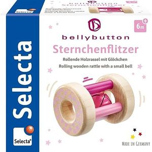 Selecta Grijpfling en Rammel Vlitter met Sterretjes, Roze