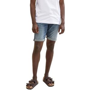 TOM TAILOR Josh Regular Denim Shorts voor heren, 10127 - Tinted Blue Denim, 30