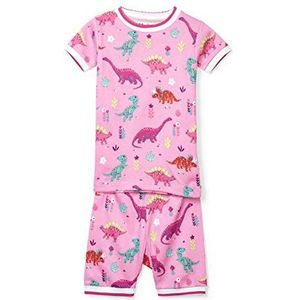 Hatley Meisjes Biologisch Katoen Korte Mouw Bedrukte Pyjama Sets