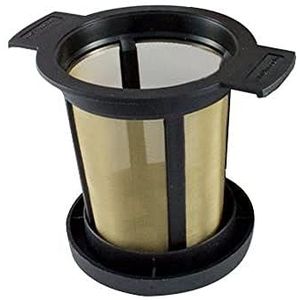 IBILI Permanent thee- en koffiefilter, herbruikbaar, roestvrij staal 18/10, inclusief deksel