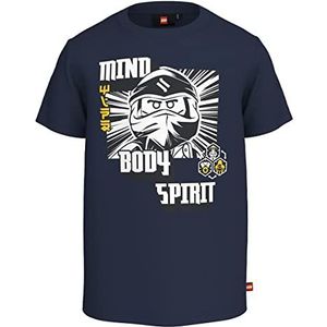 LEGO Jongen Ninjago Jungen T-Shirt LWTaylor 107, 590 Dark Navy, 104