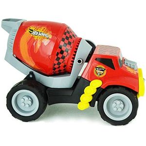Theo Klein 2441 Hot Wheels betonmixer | Betonmixer op schaal 1:24 | Met draaibare trommel | Speelgoed voor kinderen vanaf 3 jaar