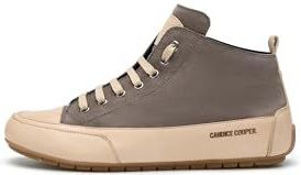 Candice Cooper - Sneakers Laag - Donkergrijs - Leer - Met Plateau