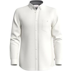 s.Oliver Herenhemd met lange mouwen, slim fit, wit 0120, L