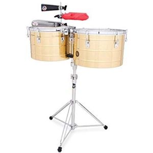 LP Latin Percussion Timbales Tito Puente Thunder Timbs Brass LP258-B