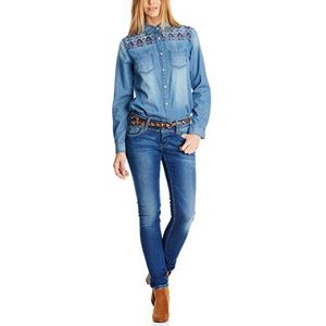 Pepe Jeans Dames Vera Jeans, blauw (denim), 26W x 32L