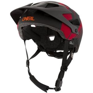 O'NEAL | Mountainbike Helm | Enduro All-Mountain | Ventilatieopeningen voor koeling, pads wasbaar, veiligheidsnorm EN1078 | Helm Defender Nova | Volwassen | Rood Oranje | Maat XS M