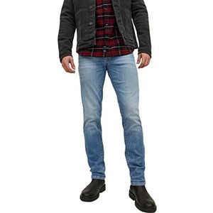 JACK & JONES Slim Fit Jeans met rechte pijpen, JJITIM, JJDAVIS, JJ 074, slim fit jeans met rechte pijpen