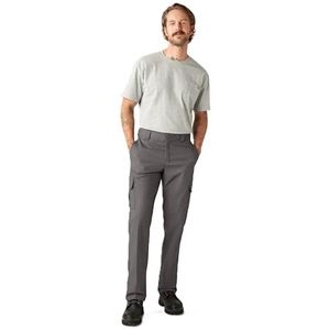 Dickies Regular Straight Stretch Twill Cargobroek voor heren, Gravel Grijs, 30W / 30L