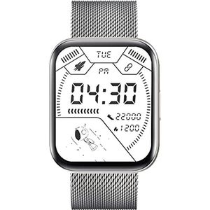 Smwarty 2.0 Smart Watch SW033F, zilver, armband
