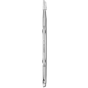 e.l.f. Precision Dual-Sided Eyebrow Brush, Soft, Luxurious, Synthetic, Angled, Combs, Shapes, Sculpts, Defines, Fills, Easy To Clean