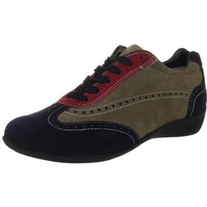 Hassia Roma, breedte H 4-301612-30990 dames klassieke sneakers, Blue Ocean Multi 3099, 40.5 EU Breed