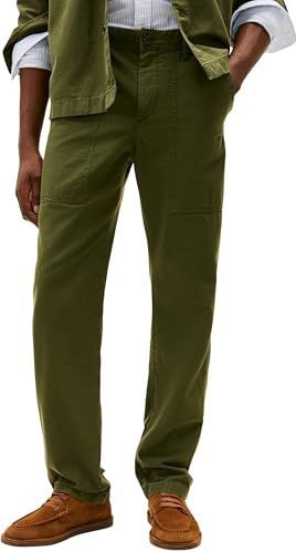 Tommy Hilfiger Heren Mercer Rigid Utility GMD MW0MW41935 Chino, Groen, 32W/32L, Groen (Arctische sparren), 32W / 32L