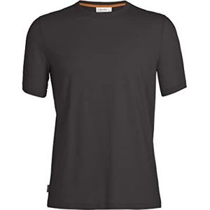 icebreaker Cool-lite T-shirt voor heren, katoen, korte mouwen, casual basic T-shirt, moesson, M