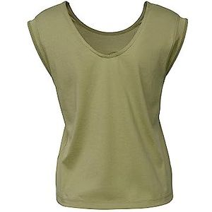 ESPRIT Dames 063EE1K306 T-shirt, 345/LIGHT kaki, S, 345/light kaki, S