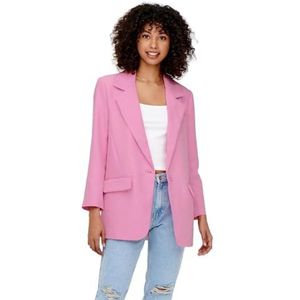 ONLY Blazer dames Onllana-berry L/S Ovs Blazer Tlr Noos,Fuchsia Roze,66