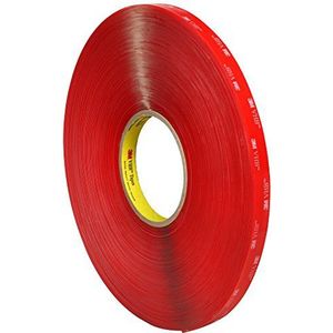 3M, VHB, plakband, 1 mm, transparant, 15 mm X 33 m, transparant, 5