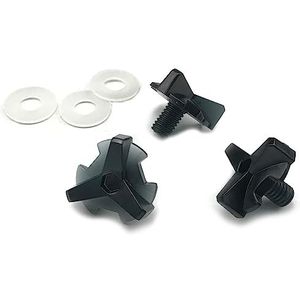 O'NEAL Motorcross Helm Spare Parts Motorcycle Enduro 3 ABS schroeven voor vizier Mount Vizier Schroef Set 2SRS Helm Zilver Een Maat