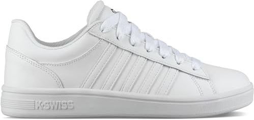 K-Swiss - Court Winston - Sneakers - Wit - Leer - Rubberen Zool