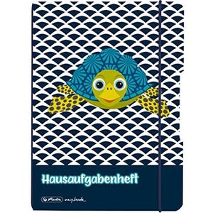 herlitz Takenboekje flex, A5, 48 vellen, motief: Cute Animals Turtle, 1 stuk