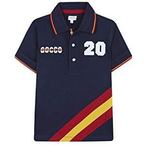 Gocco Poloshirt voor jongens España, blauw (Marino A4), 140 cm