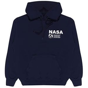 NASA Apollo 11 Pullover hoodie, Volwassenen, S-XXL, Navy, Officiële Koopwaar