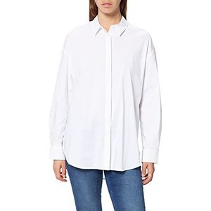 comma Damesblouse met lange mouwen, 0100 wit., 34