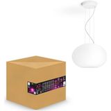 Philips Hue Flourish Hanglamp - Wit en Gekleurd Licht - Dimbaar - Verbind met Bluetooth of Hue Bridge - Werkt met Alexa en Google Home - Wit