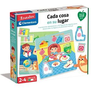 Clementoni - Elk ding op uw plaats, educatief spel, speelgoed in het Spaans vanaf 2 jaar (55445)