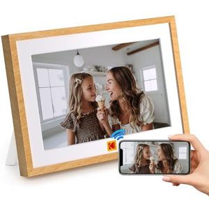 Kodak 10,1 inch wifi digitale fotolijst met 4000 mAh Li-batterij, auto-rotatie, ingebouwd 32 GB geheugen, 1280 x 800 touchscreen