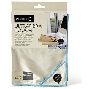 Perfetto Ultrafibra Touch microvezel doek-creens-afmeting- 35 x 35 cm, stof Ghiaccio, een maat