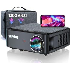 Projector - Full HD 1080P - 25000 Lumen - 5G WiFi - Bluetooth - LED Home Cinema