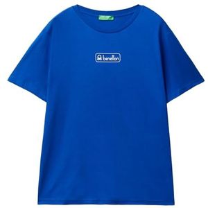 United Colors of Benetton T-shirt, Blauw, XXL