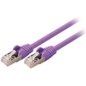 Valueline vlcp85121u20 2 m Cat5e SF/UTP (S-FTP) Purple Networking Cable - Networking Cables (2 m, Cat5e, RJ-45, RJ-45, Male/SF/UTP (S-FTP))