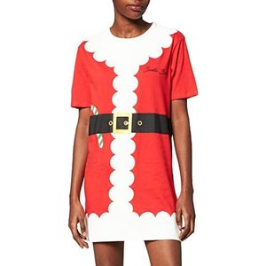 BRAVE SOUL Dames pyjama Top, Rood, XS