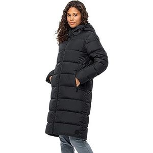 Jack Wolfskin Frozen Palace Coat W donsparka, zwart, M dames, Zwart, M