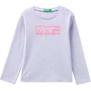 United Colors of Benetton T-shirt voor meisjes en meisjes, kaasjeskruid 26, 1 jaar