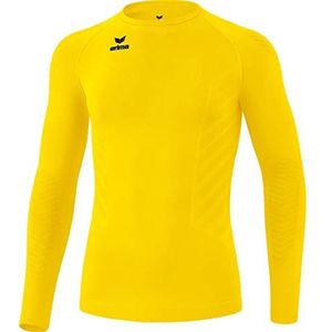 Erima uniseks-volwassene Athletic longsleeve functioneel ondergoed (2252108), geel, XL