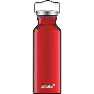 SIGG Original Red drinkfles (0,5 l), vrij van schadelijke stoffen en bijzonder lekvrije drinkfles, vederlichte drinkfles van aluminium