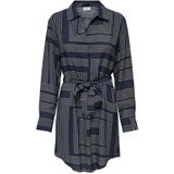 JdY Jdypepper L/S Belt Dress WVN Dia, total eclipse, L